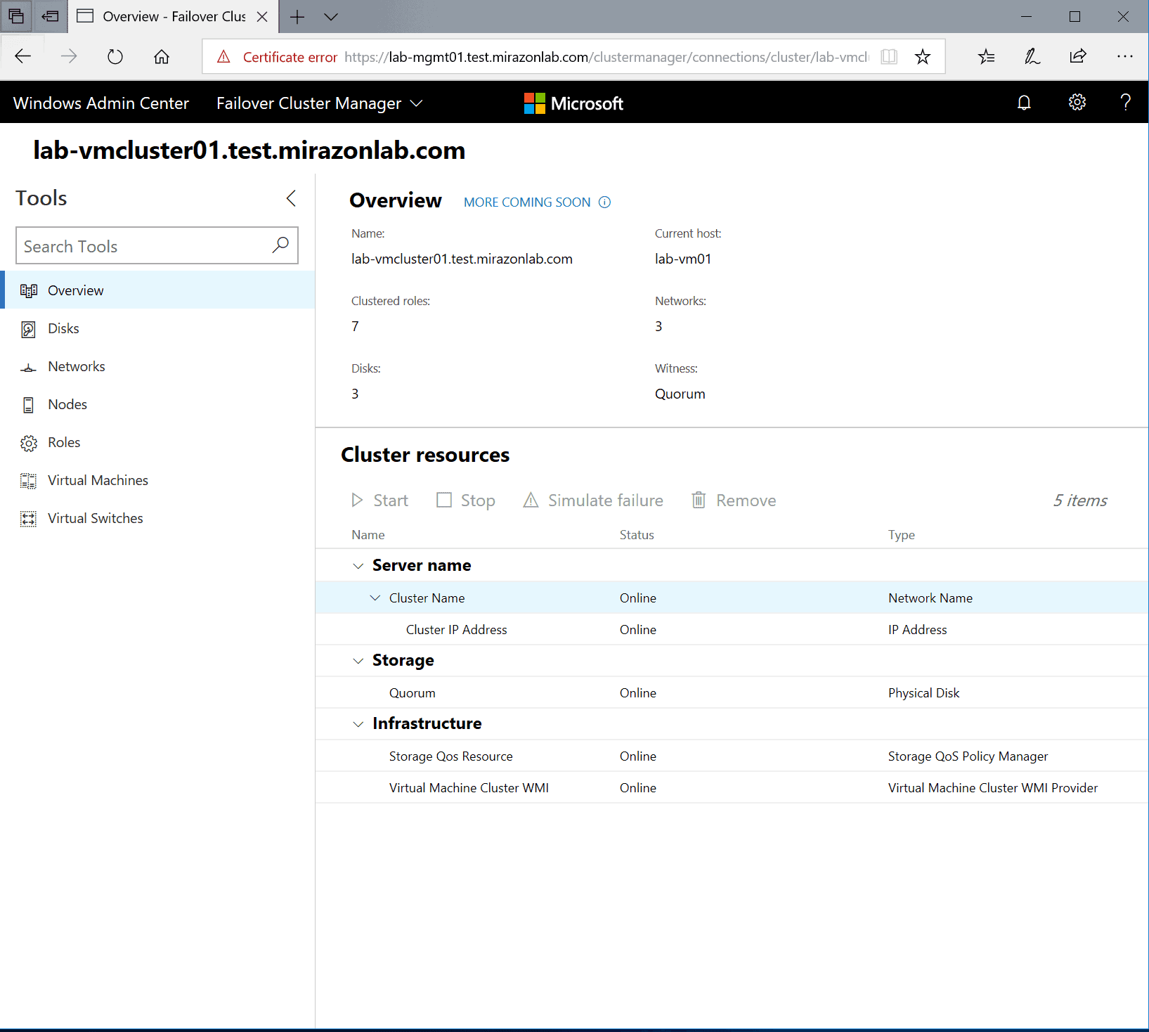 Windows Admin Center Tools Mirazon