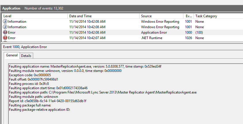 Lync CMS Replication