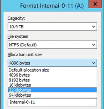 Filesystem Block Size