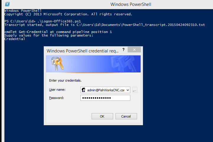 PowerShell with Office 365