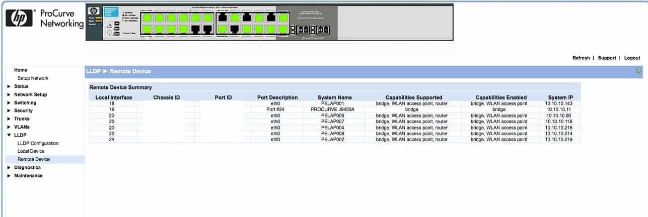 Enabling LLDP in Ruckus Wireless