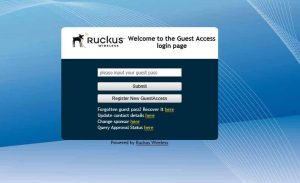 ruckus wireless's guest pass