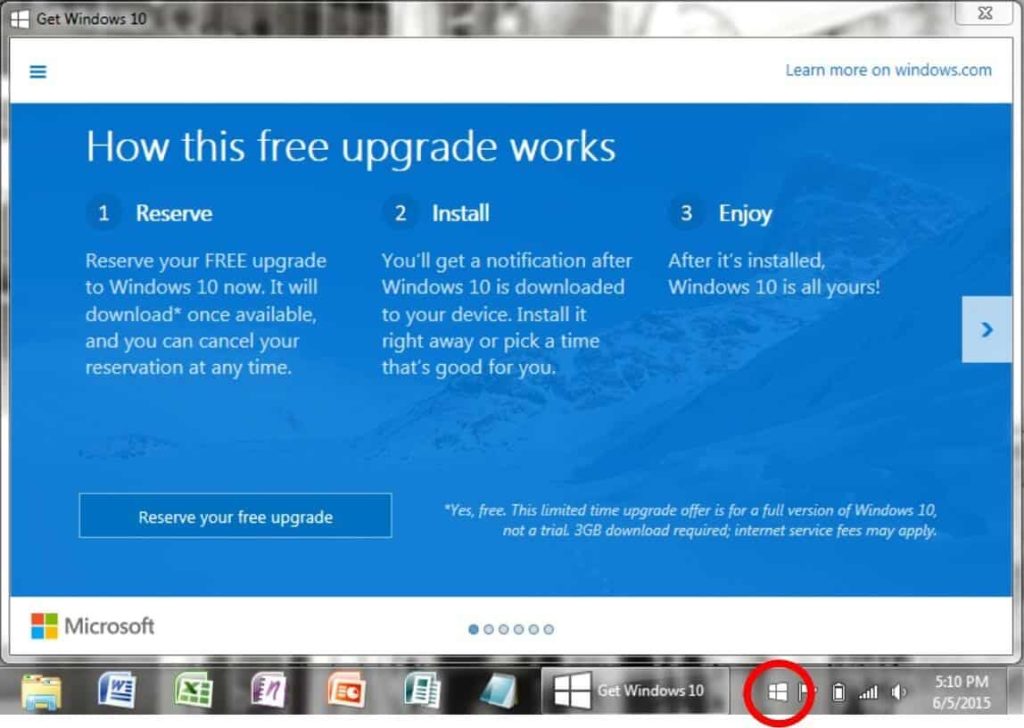 windows 10 upgrade