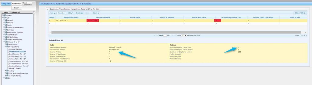 alternative routing with audiocodes sbc