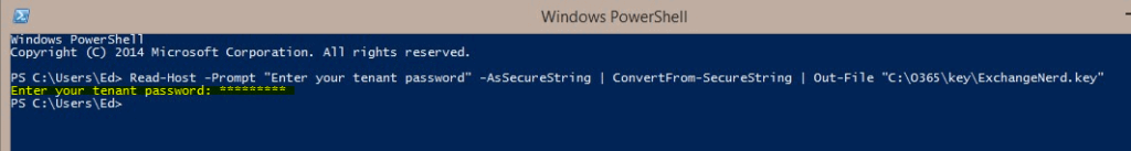 office 365 login in powershell