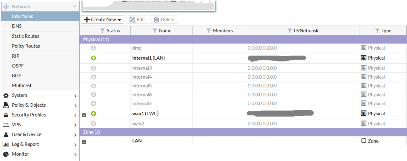 fortios 5.4 redundant interfaces