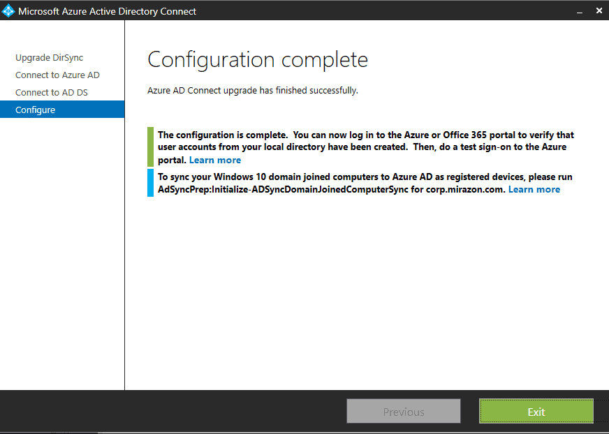 azure active directory connect