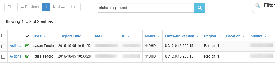 AudioCodes 440HD Paging