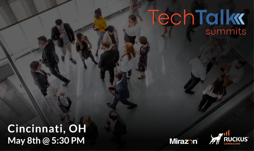Tech Talk Summits Event Graphic In Cincinnati Ohio May 8th at 5:30pm