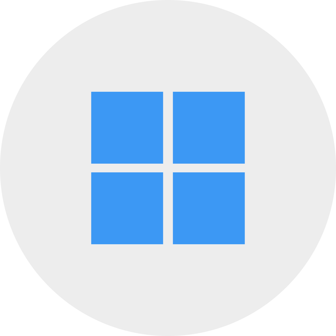 Blue Microsoft Logo