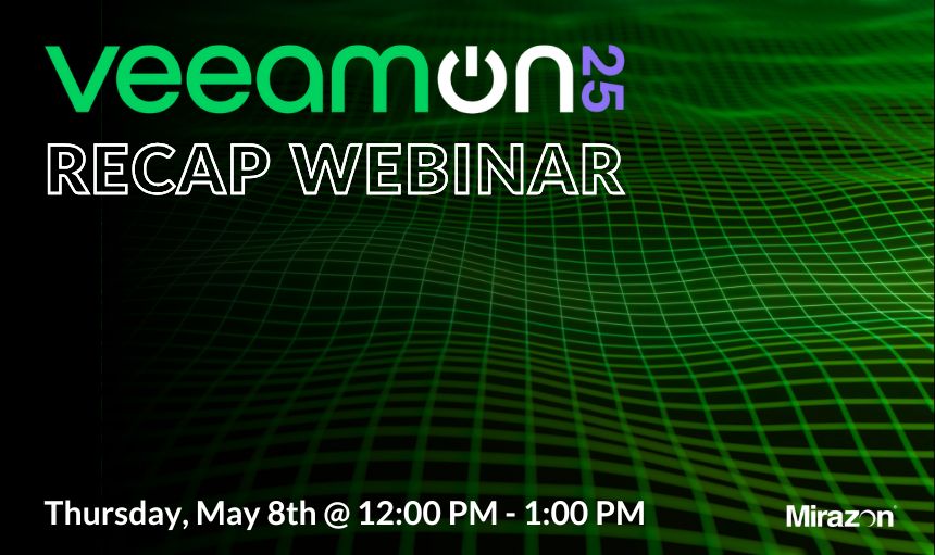 VeeamOn 2025 Recap Webinar