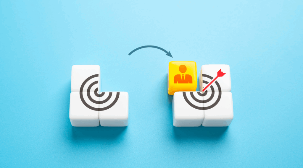 changing to a new target goal with a professional